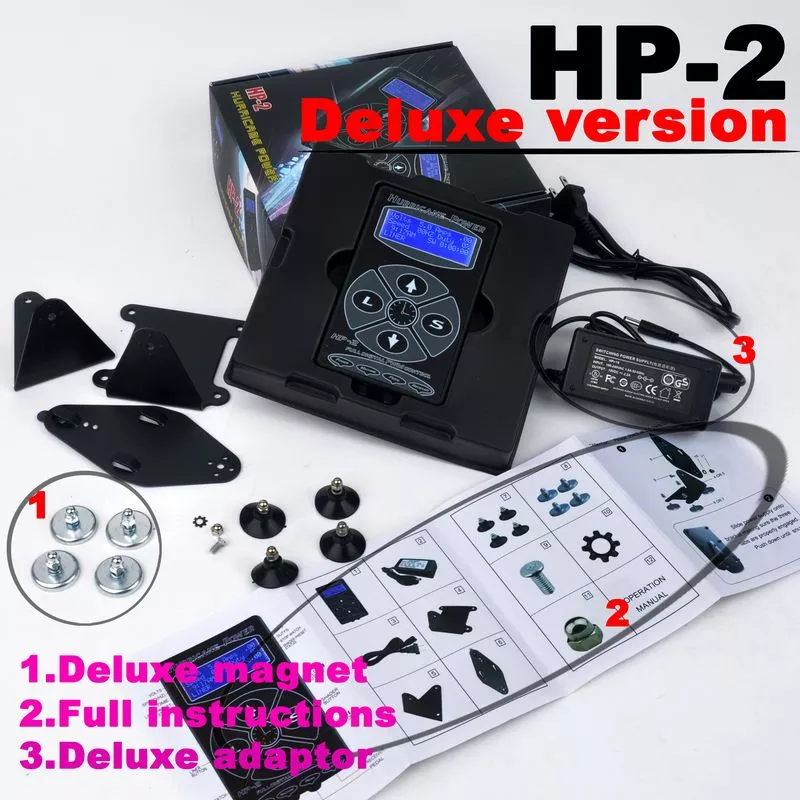 100％オリジナルハリケーンHP-2タトゥー電源グリーンボックス