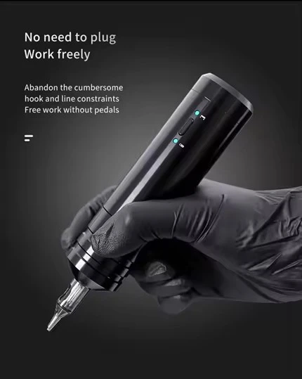 ポータブルワイヤレスカートリッジペンプロフェッショナルタトゥーマシン