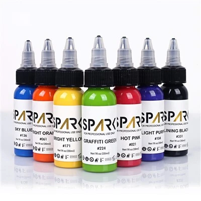 プレミアム高品質タトゥーインク 30 ML 顔料カスタマイズされたプライベートラベルボディタトゥーインク