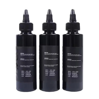 スパークカスタム卸売チャイナハイ- end 4 oz 120 ml塗料顔料ボディ肌の驚くべきoemブラックタトゥーインク