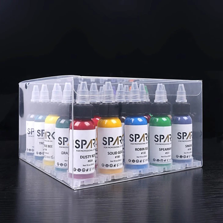 スパーク25ボトルタトゥーインクセット1オンス30 ml 25各セット66色から選択する