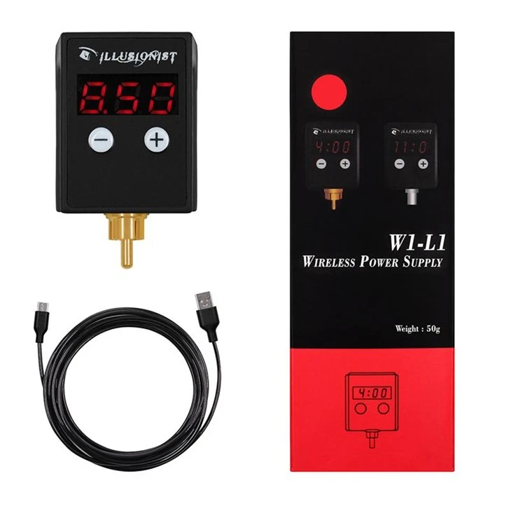 5.6*4.7*3.6 センチメートル 3*8 センチメートルワイヤレスタトゥー電源タトゥーバッテリー