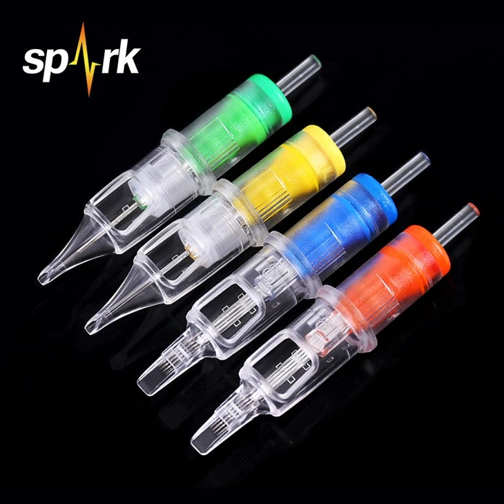 Spark Truecolor 精密タトゥー カートリッジニードル ラウンド ライナー