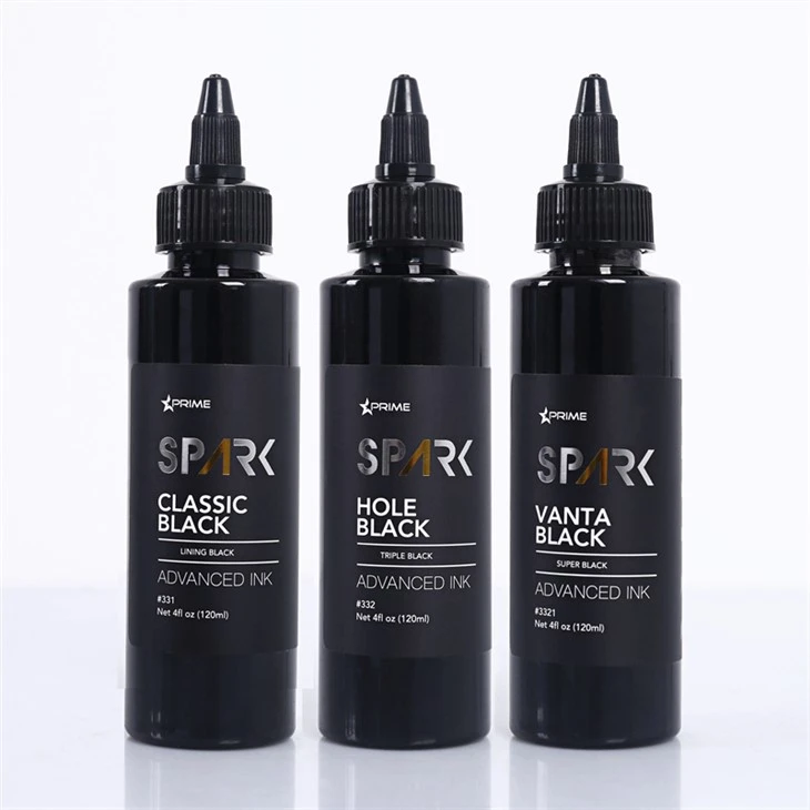 Vanta ブラック 4OZ スーパー ブラック インク シリーズ スパーク タトゥー インク タトゥー インク セット プロフェッショナル