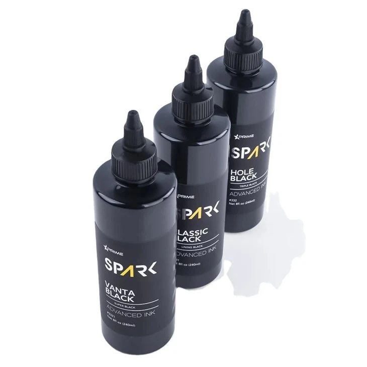 Vanta ブラック 8OZ 4OZ スーパー ブラック インク シリーズ スパーク タトゥー インク タトゥー インク セット プロフェッショナル